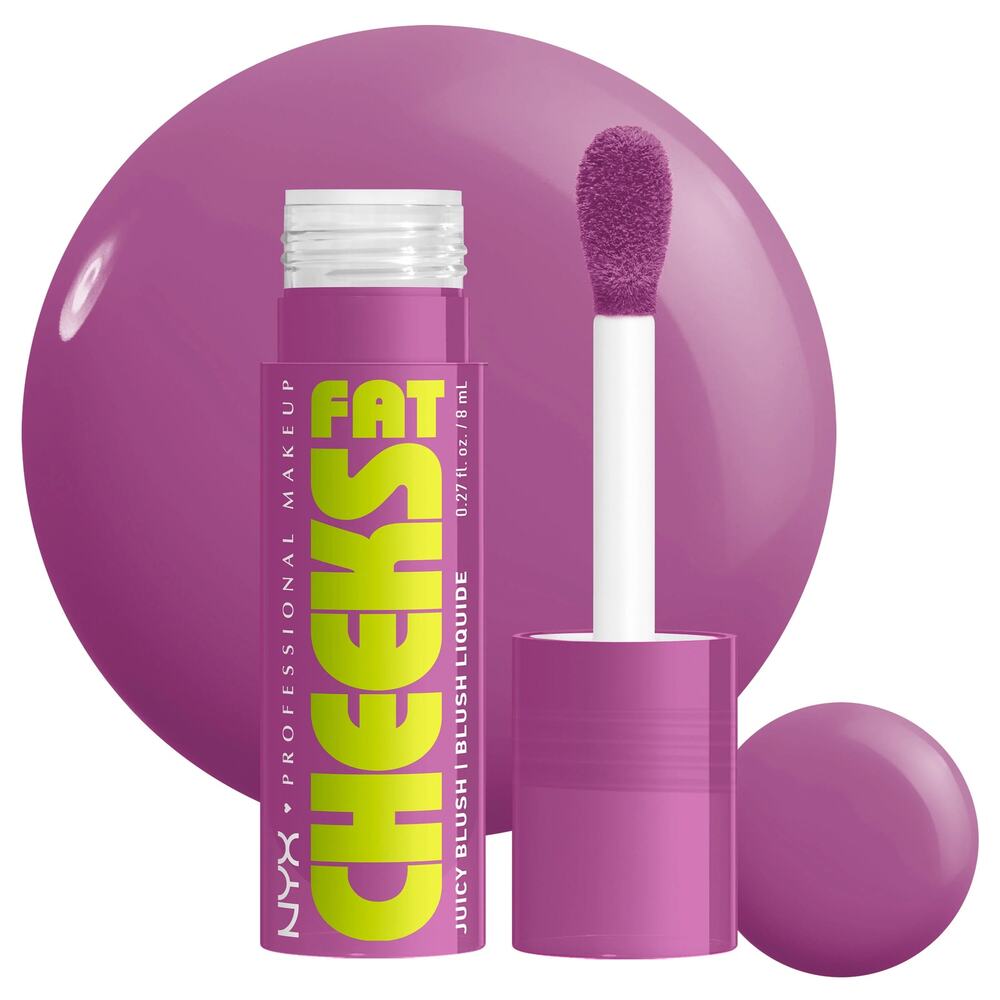 ⭐PICK 3/$15 NYX Fat Cheeks Dewy Liquid Blush Blueberry Burst
